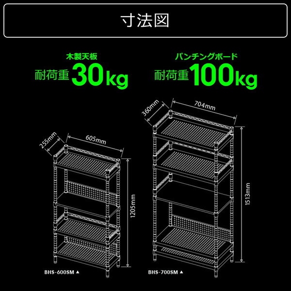 Bauhutte バウヒュッテ デスク ブラック 幅70.4×奥行36×高さ151.3cm デスクサイドラック BHS-700SM-BK 【代引・日時指定・キャンセル不可・北海道沖縄離島配送不可】 -メーカー直送- ※メーカー在庫潤沢