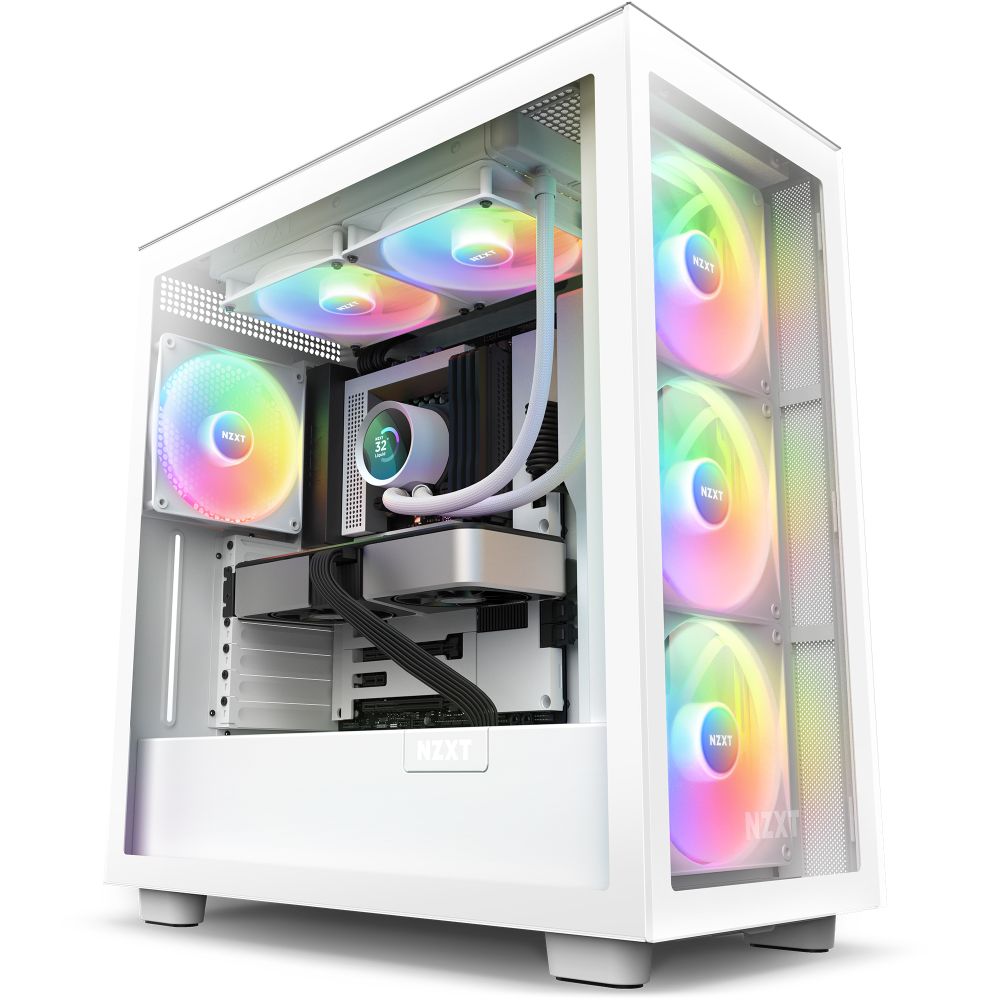 NZXT KRAKEN (BASE) RGB serise 水冷CPUクーラー RL-KR280-W1 ホワイト【キャンセル不可・北海道沖縄離島配送不可】