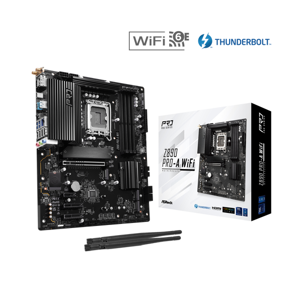 ASRock Z890 Pro-A WiFi intel Z890 マザーボード ATX  【キャンセル不可・北海道沖縄離島配送不可】