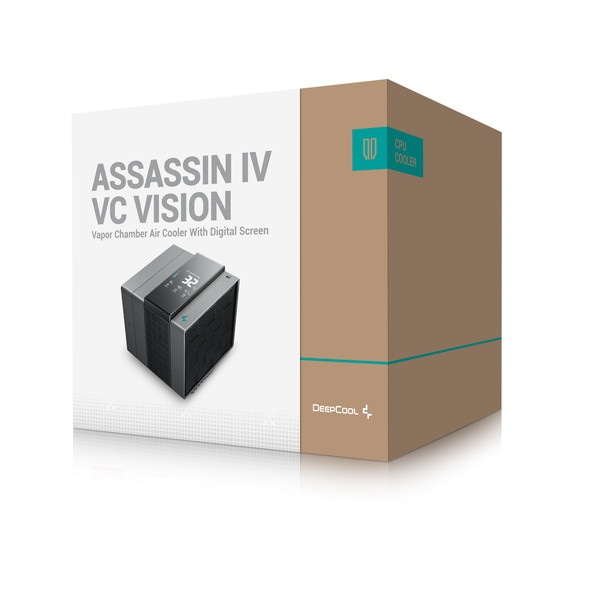 DeepCool 空冷CPUクーラー ASSASSIN IV VC VISION R-ASN4-BKNVMD-G LGA1851対応 ブラック 【キャンセル不可・北海道沖縄離島配送不可】