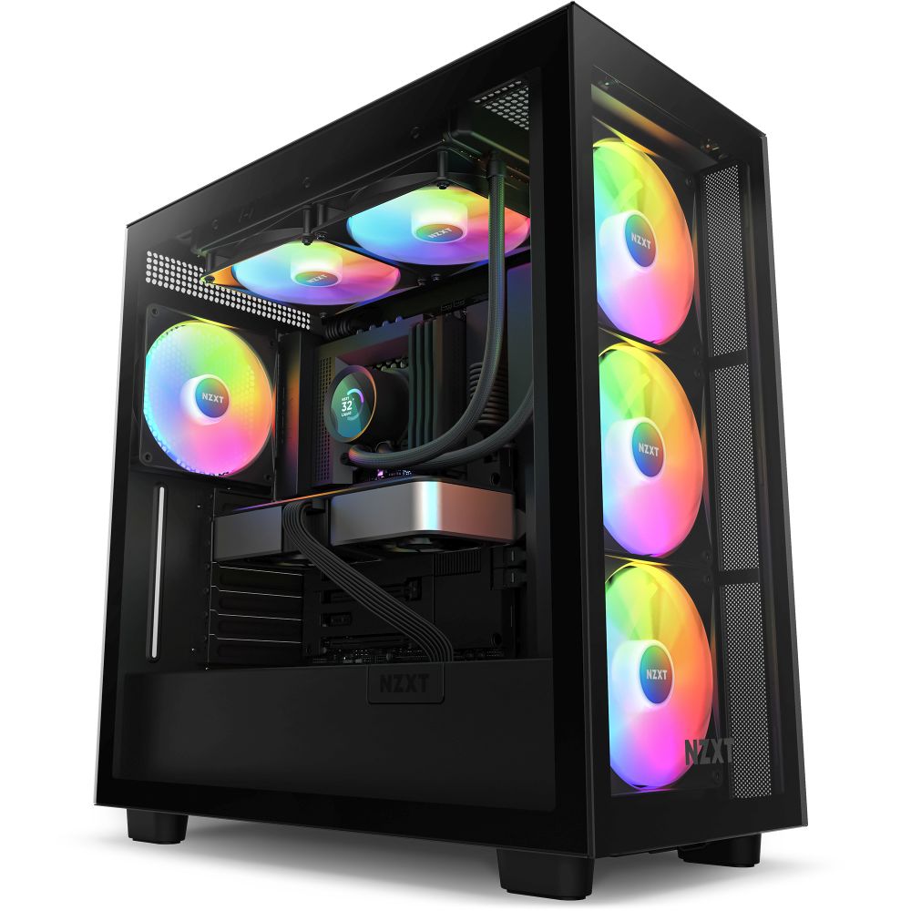 NZXT KRAKEN (BASE) RGB serise 水冷CPUクーラー RL-KR280-B1 ブラック【キャンセル不可・北海道沖縄離島配送不可】