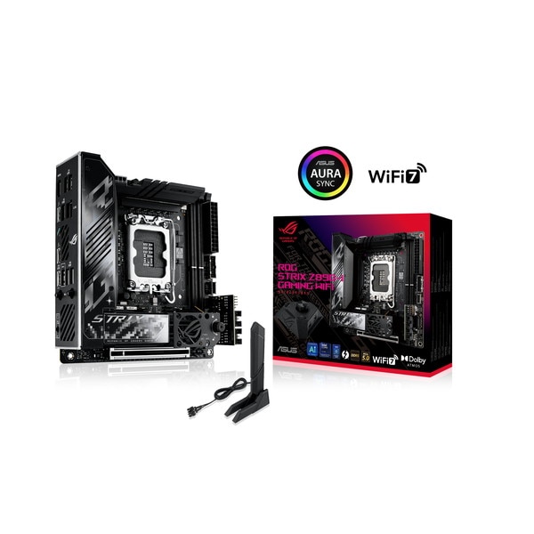 ASUS マザーボード ROG STRIX Z890-I GAMING WIFI Mini ITX LGA1851 INTEL Z890 DDR5 【キャンセル不可・北海道沖縄離島配送不可】