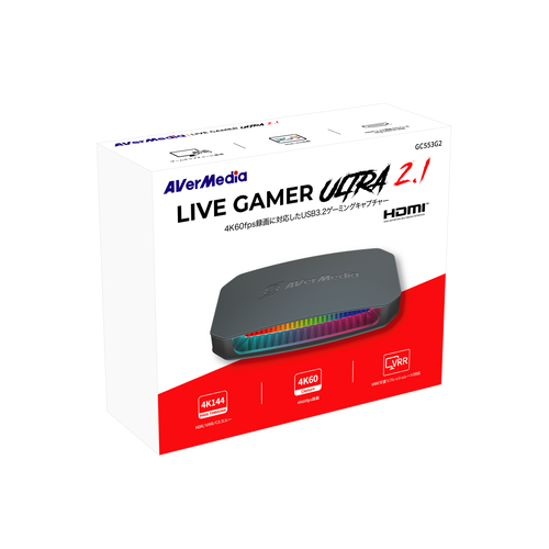 AVERMEDIA アバーメディア ビデオキャプチャ GC553G2 Live Gamer ULTRA 2.1【キャンセル不可・北海道沖縄離島配送不可】