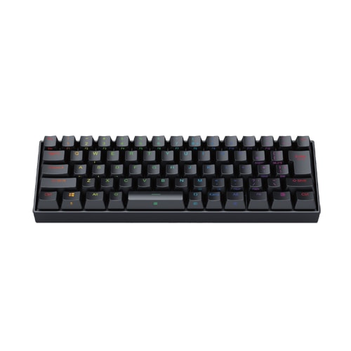 日本語ゲーミングキーボード タイムリー Timely K630RGB-JPTI 60％サイズ 銀軸メカニカルキー採用 本体TypeCコネクタ採用