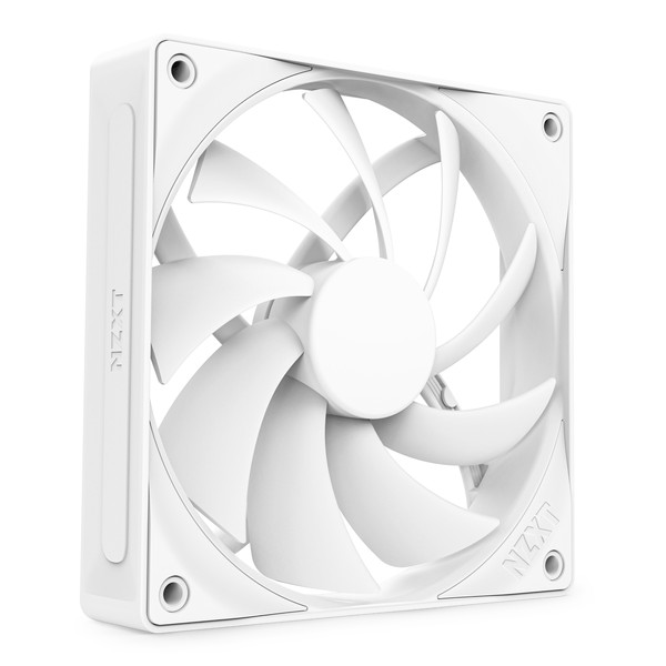 NZXT ケースファン 低騒音エアフローモデル F120Q(2024) 120mm PWM 500～1700rpm RF-Q12SF-W2 ホワイト 白【キャンセル不可・北海道沖縄離島配送不可】