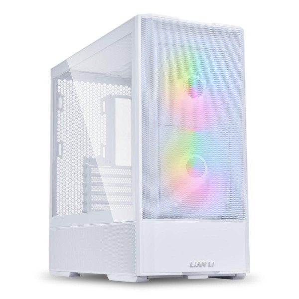 LIAN LI ミドルタワーケース LANCOOL 207 WHITE ホワイト ATX対応 ファン4基標準搭載 アンチサグ機能 【キャンセル不可・北海道沖縄離島配送不可】