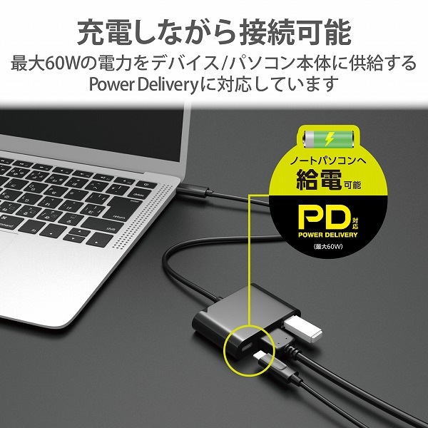 ELECOM エレコム DST-C13BK Type-Cﾄﾞｯｷﾝｸﾞｽﾃｰｼｮﾝ USB PD対応 充電＆ﾃﾞｰﾀ転送用Type-C1ﾎﾟｰﾄ USB3.1(Gen1)1ﾎﾟｰﾄ HDMI1ﾎﾟｰﾄ 30cmｹｰﾌﾞﾙ ﾌﾞﾗｯｸ 【キャンセル不可・北海道沖縄離島配送不可】