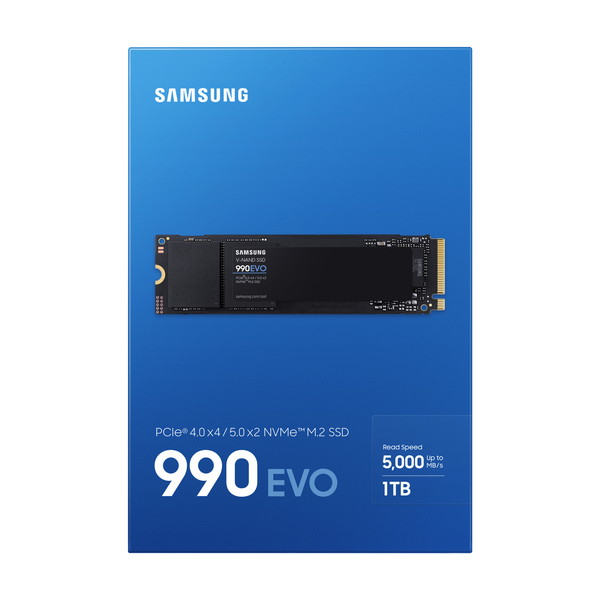 Samsung SSD 990 EVO（Gen4 NVMe） MZ-V9E1T0B-IT 容量 1TB 【キャンセル不可・北海道沖縄離島配送不可】