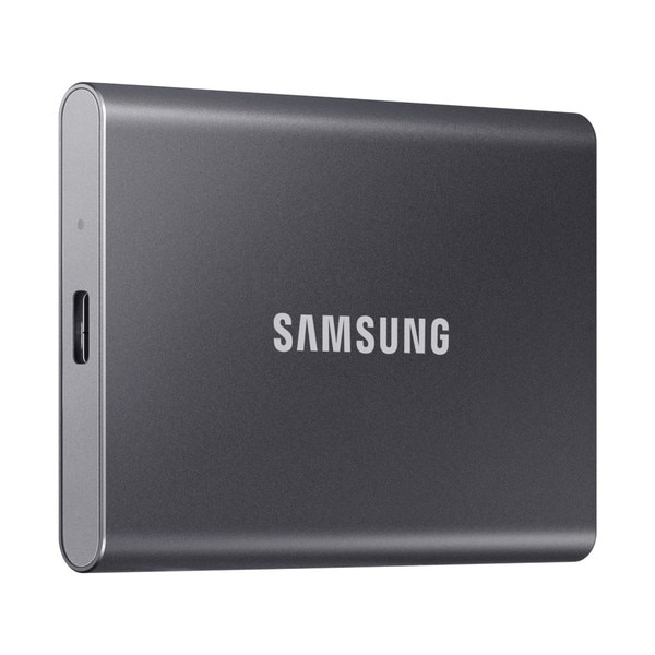 Samsung サムスン ポータブルSSD スタンダードモデル T7シリーズ 1TB（グレー）Portable SSD T7 MU-PC1T0T-IT/A【キャンセル不可・北海道沖縄離島配送不可】