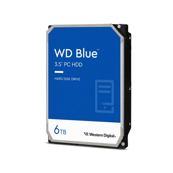 ハードディスク HDD 3.5インチ WESTERN DIGITAL ウエスタンデジタル WD60EZAX 容量 6TB 回転数 5400rpm キャッシュ 256MB インターフェイス Serial ATA600 書き込み方式 CMR