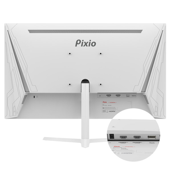 ゲーミングモニター Pixio PX248 Prime Plus / White PX248PPBW-O 23.8インチ FHD 144Hz 1920x1080p 入力端子:HDMIx2/DPx1液晶ディスプレイHamee株式会社 【キャンセル不可・北海道沖縄離島配送不可】