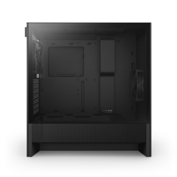 NZXT ミドルタワー PCケース H5 Flow (2024) CC-H52FB-01 120mmファンx2 標準搭載 ブラック 【キャンセル不可・北海道沖縄離島配送不可】