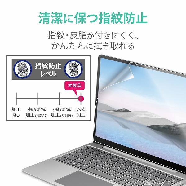 ELECOM エレコム EF-MSLGFLFANG Surface Laptop Go用 液晶保護ﾌｨﾙﾑ 防指紋 ｴｱｰﾚｽ 高光沢 【キャンセル不可・北海道沖縄離島配送不可】