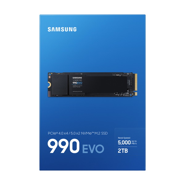 Samsung SSD 990 EVO（Gen4 NVMe） MZ-V9E2T0B-IT 容量 2TB 【キャンセル不可・北海道沖縄離島配送不可】