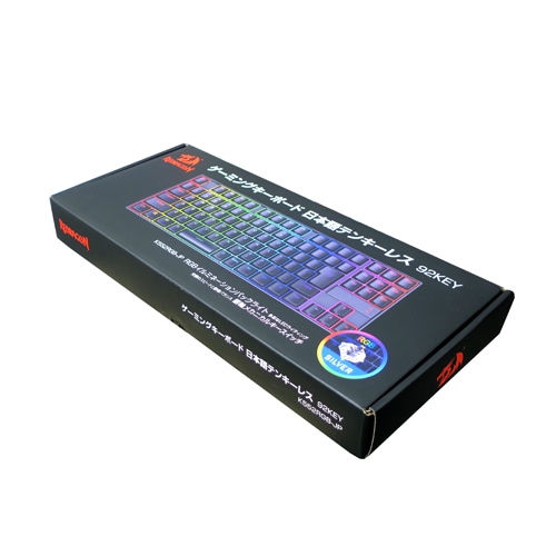 日本語ゲーミングキーボード タイムリー Timely K552RGB-JPTI テンキーレスモデル 銀軸メカニカルキー採用 USB有線接続