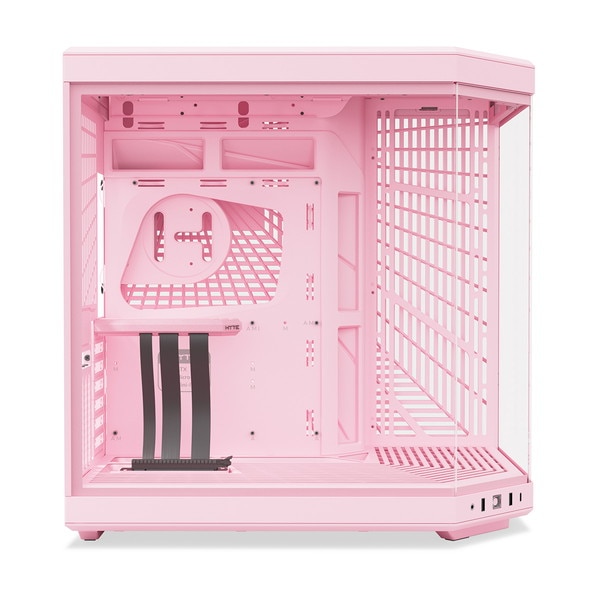 HYTE ピラーレス式パノラマガラス搭載 ミドルタワーPCケース 「Y70 Milky」 Y70 Strawberry Milk ストロベリーミルク ピンク【キャンセル不可・北海道沖縄離島配送不可】