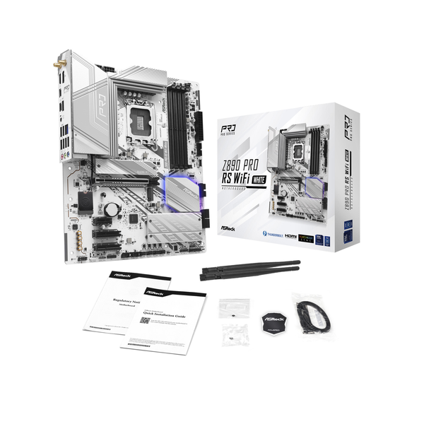 ASRock Z890 Pro RS WiFi White　intel Z890 マザーボード ATX  【キャンセル不可・北海道沖縄離島配送不可】