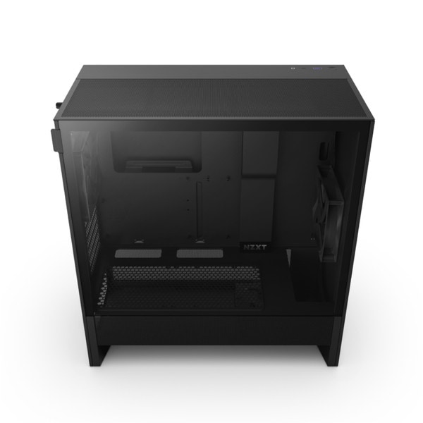 NZXT ミドルタワー PCケース H5 Flow (2024) CC-H52FB-01 120mmファンx2 標準搭載 ブラック 【キャンセル不可・北海道沖縄離島配送不可】