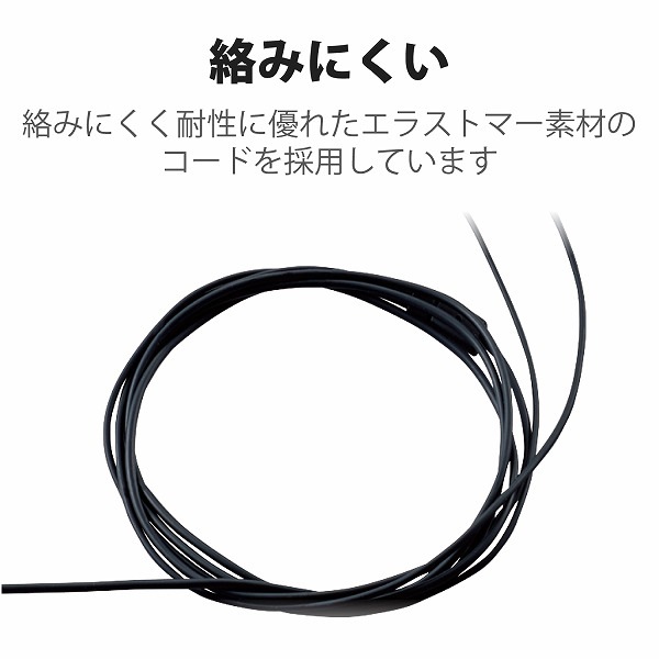 ELECOM エレコム EHP-F12CABK ｽﾃﾚｵｲﾔﾎﾝ ｶﾅﾙ型 φ3.5mm Fast Music F12C 10.0mmﾄﾞﾗｲﾊﾞｰ ﾌﾞﾗｯｸ 【キャンセル不可・北海道沖縄離島配送不可】