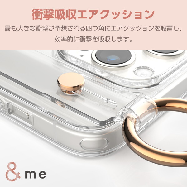 ELECOM エレコム PM-A23CHVHBCR iPhone 15 Pro ﾊｲﾌﾞﾘｯﾄﾞｹｰｽ ﾊﾝﾄﾞﾊﾞﾝﾄﾞ &Me ｸﾘｱﾊﾞﾝﾄﾞ ｽﾄﾗｯﾌﾟｼｰﾄ付属 ｸﾘｱ【キャンセル不可・北海道沖縄離島配送不可】