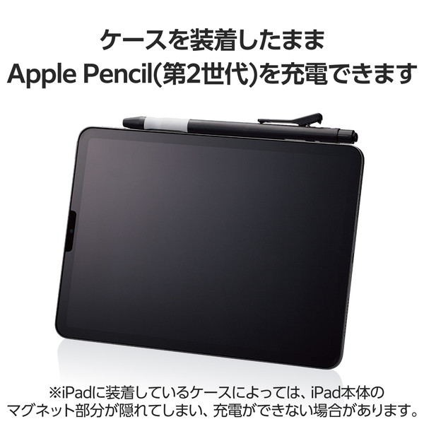 ELECOM エレコム TB-APE2KCBK Apple Pencil 第2世代用ﾊｰﾄﾞｹｰｽ ﾉｯｸ式 ﾗﾊﾞｰｸﾞﾘｯﾌﾟ ｸﾘｯﾌﾟ付き ﾌﾞﾗｯｸ【キャンセル不可・北海道沖縄離島配送不可】