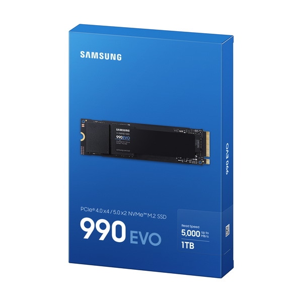 Samsung SSD 990 EVO（Gen4 NVMe） MZ-V9E1T0B-IT 容量 1TB 【キャンセル不可・北海道沖縄離島配送不可】