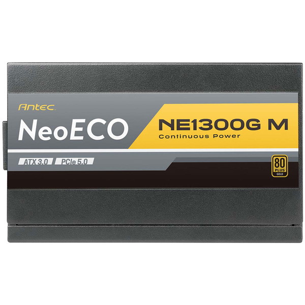 電源ユニット ANTEC アンテック NeoECO Gold NE1300G M ATX 3.0 対応規格 ATX12V 3.0 電源容量 1300W 80PLUS認証 GOLD サイズ 150x140x86mm 重量 1.66kg