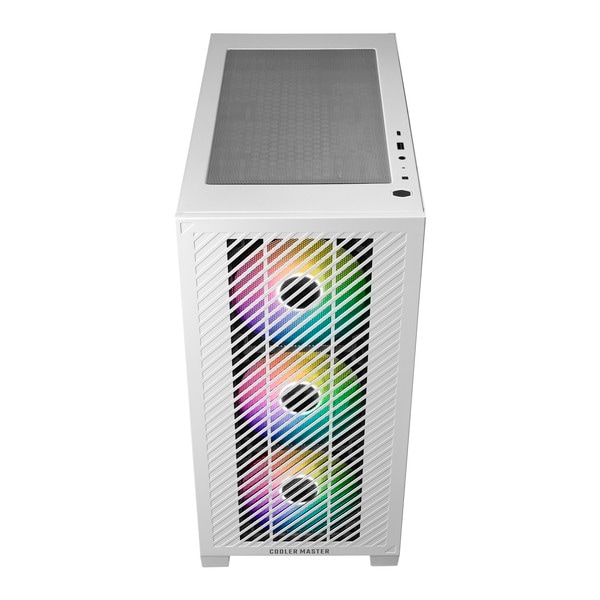 CoolerMaster フラットデザインPCケース ARGBファン3基搭載モデル 「Elite 301 White」 E301-WGNN-S00 ホワイト 白 MicroATXケース【キャンセル不可・北海道沖縄離島配送不可】