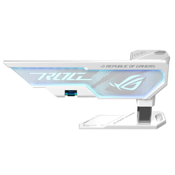 ASUS グラフィックカードステイ XH01 ROG HERCULX CARDHOLDER WHITE ホワイトARBG発光&同期機能  【キャンセル不可・北海道沖縄離島配送不可】