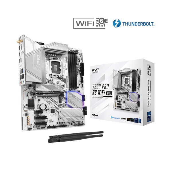 ASRock Z890 Pro RS WiFi White　intel Z890 マザーボード ATX  【キャンセル不可・北海道沖縄離島配送不可】