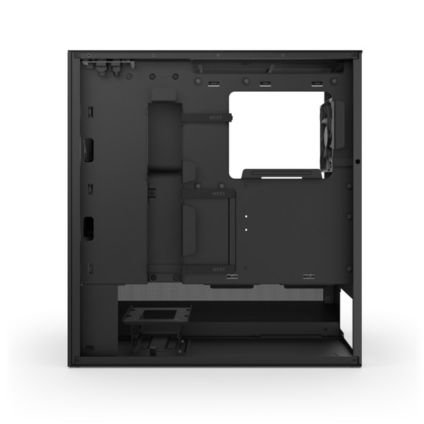 NZXT ミドルタワー PCケース H5 Flow (2024) CC-H52FB-01 120mmファンx2 標準搭載 ブラック 【キャンセル不可・北海道沖縄離島配送不可】