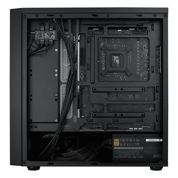 CoolerMaster 背面コネクターマザーボード対応140mmトリプルファン搭載ミドルタワーPCケース「MasterBox 600」 MB600-KGNN-S00【キャンセル不可・北海道沖縄離島配送不可】