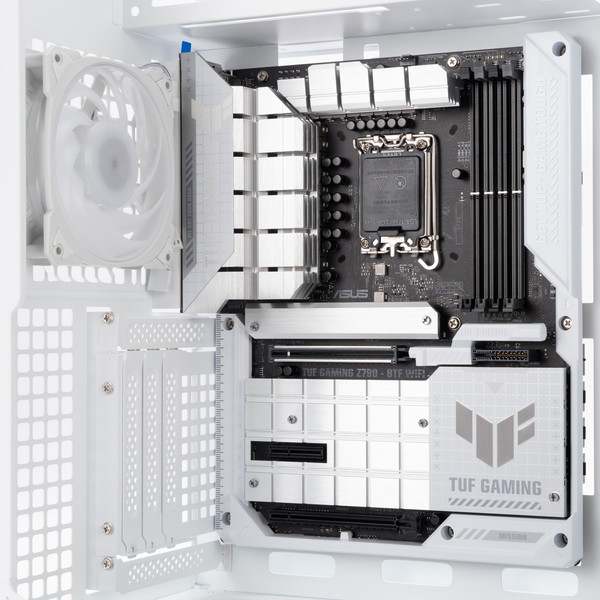 INWIN インウィン 裏コネクタマザーボードに対応したデザイン型PCケース「F5」 F5 White IW-CS-F5WHI-3AN140P ホワイト 白【キャンセル不可・北海道沖縄離島配送不可】