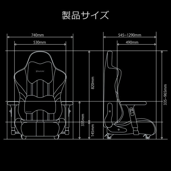 Bauhutte バウヒュッテ ゲーミングチェア プロシリーズ ゲーミング座椅子 リクライニング 4D稼働アームレスト採用 ブルー LOC-950RR-BU 【代引・日時指定・キャンセル不可・北海道沖縄離島配送不可】 -メーカー直送- ※メーカー在庫潤沢