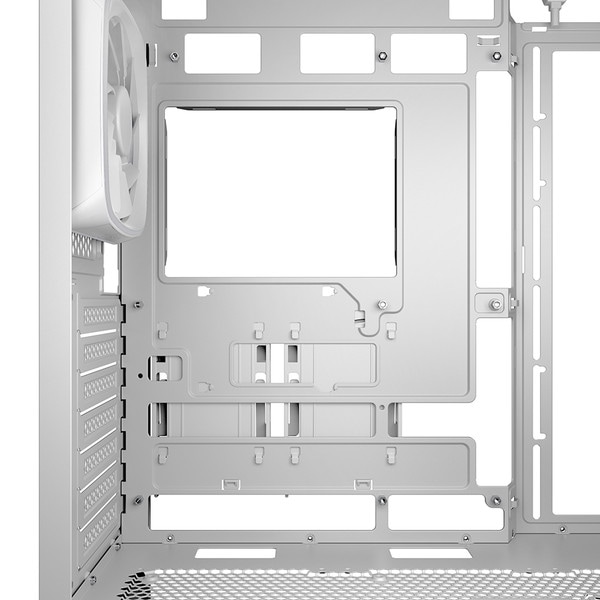 Sharkoon ミドルタワー PCケース AK5M RGB White SHA-AK5M-RGB-WT メタルメッシュパネル 120mm ARGBファン×4 標準搭載 ATX mini-ITX micro ATX 対応 ホワイト 【キャンセル不可・北海道沖縄離島配送不可】