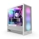 NZXT ミドルタワー PCケース H5 Flow RGB (2024) CC-H52FW-R1 120mm3連ファンx1 120mmファンx1 標準搭載 ホワイト 【キャンセル不可・北海道沖縄離島配送不可】