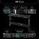 Bauhutte デスクラック2 ホワイト BHS-1200HN-WH 高さ78.5x幅121x奥行き30cm 前後2段階調節 【代引・日時指定・キャンセル不可・北海道沖縄離島配送不可】 -メーカー直送- ※メーカー在庫残りわずか