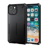 ELECOM エレコム PM-A23AZEROSBK iPhone 15 ﾊｲﾌﾞﾘｯﾄﾞｹｰｽ ZEROSHOCK Solid 極限保護 ﾌﾞﾗｯｸ【キャンセル不可・北海道沖縄離島配送不可】