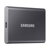 Samsung サムスン ポータブルSSD スタンダードモデル T7シリーズ 2TB（グレー）Portable SSD T7 MU-PC2T0T-IT/A【キャンセル不可・北海道沖縄離島配送不可】