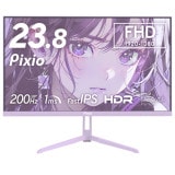 ゲーミングモニター Pixio PX248 Wave / Pastel Purple PX248WAVEPP-O 23.8インチ FHD 200Hz 1920x1080 入力端子:HDMIx1/DPx1 液晶ディスプレイ Hamee株式会社 【キャンセル不可・北海道沖縄離島配送不可】