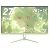 ゲーミングモニター Pixio PX278 Wave / Mint Green PX278WAVEMT-O 27インチ WQHD 180Hz 2560x1440 入力端子:HDMIx2/DPx1 液晶ディスプレイ Hamee株式会社 【キャンセル不可・北海道沖縄離島配送不可】