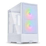 LIAN LI ミドルタワーケース LANCOOL 207 WHITE ホワイト ATX対応 ファン4基標準搭載 アンチサグ機能 【キャンセル不可・北海道沖縄離島配送不可】