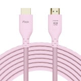 Pixio HDMIケーブル PXH212B Pastel Pink PXH212BPK-O 長さ2m HDMI2.1 HDR 8K対応 最大120Hz パステルピンク 【キャンセル不可・北海道沖縄離島配送不可】